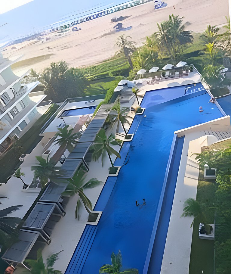 Terraza Frente al Mar y salida directa a la playa