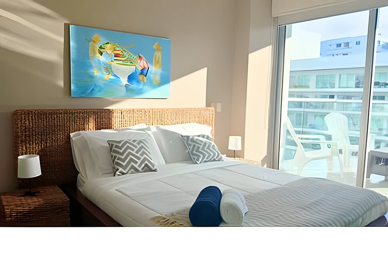 Terraza Frente al Mar y salida directa a la playa