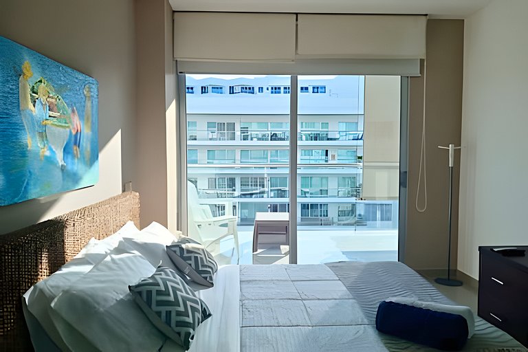 Terraza Frente al Mar y salida directa a la playa