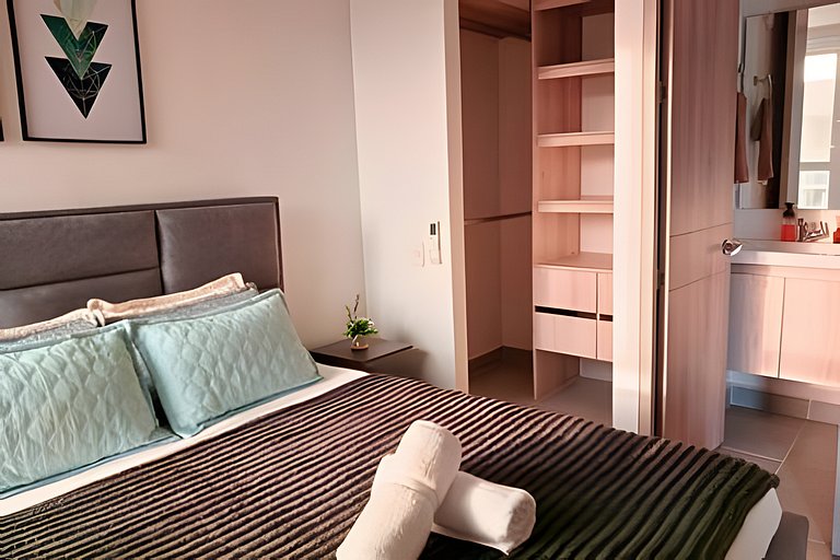 Apto Capriela: nuevo y Moderno a 5 Min de la Playa