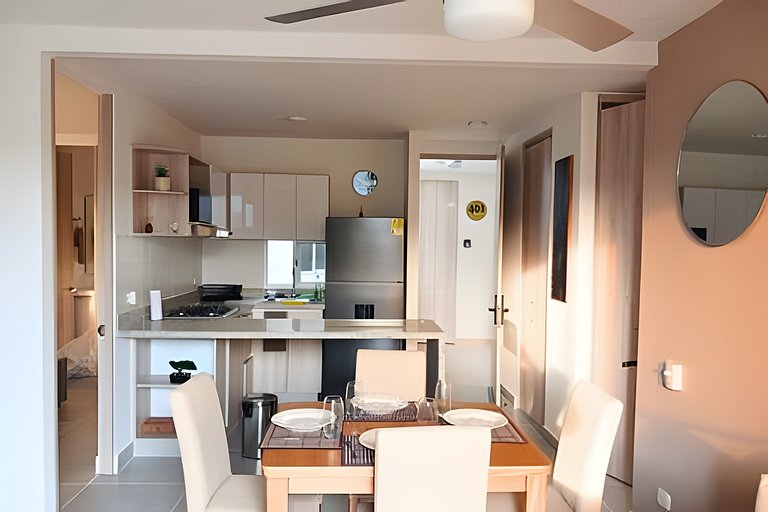 Apto Capriela: nuevo y Moderno a 5 Min de la Playa