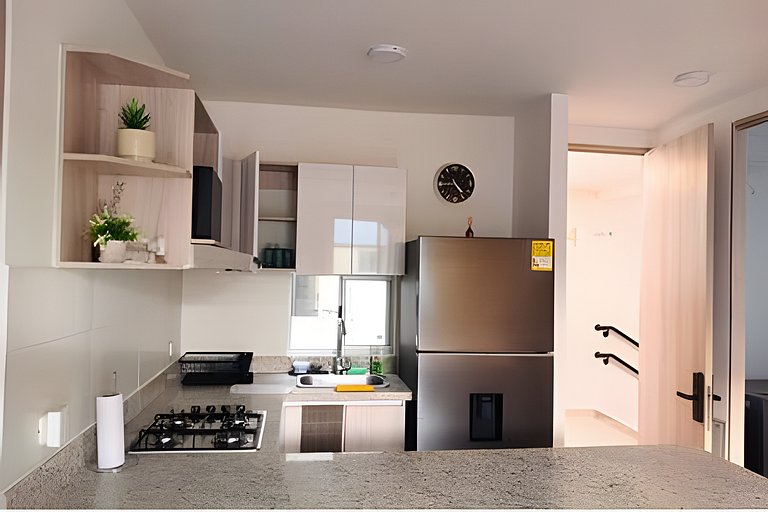 Apto Capriela: nuevo y Moderno a 5 Min de la Playa