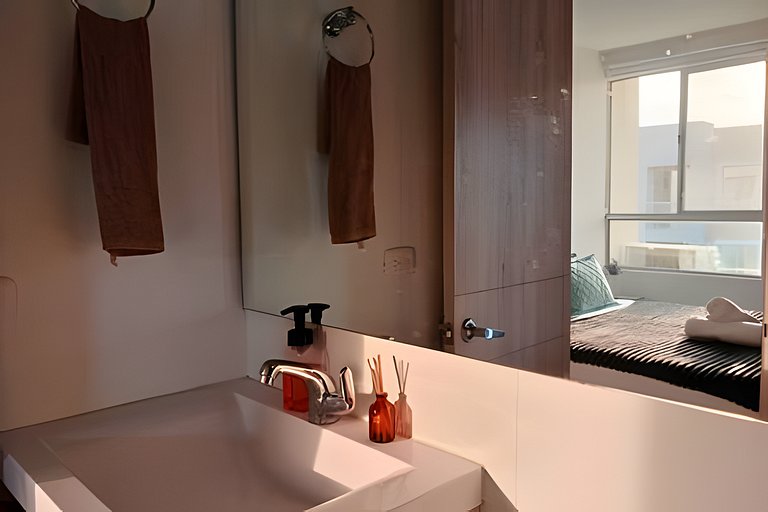 Apto Capriela: nuevo y Moderno a 5 Min de la Playa