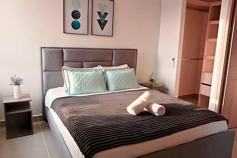 Apto Capriela: nuevo y Moderno a 5 Min de la Playa