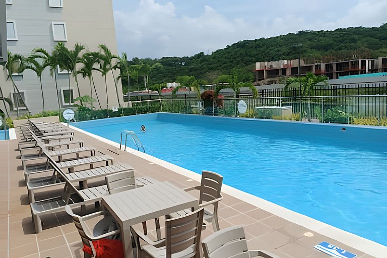 Apto Capriela: nuevo y Moderno a 5 Min de la Playa